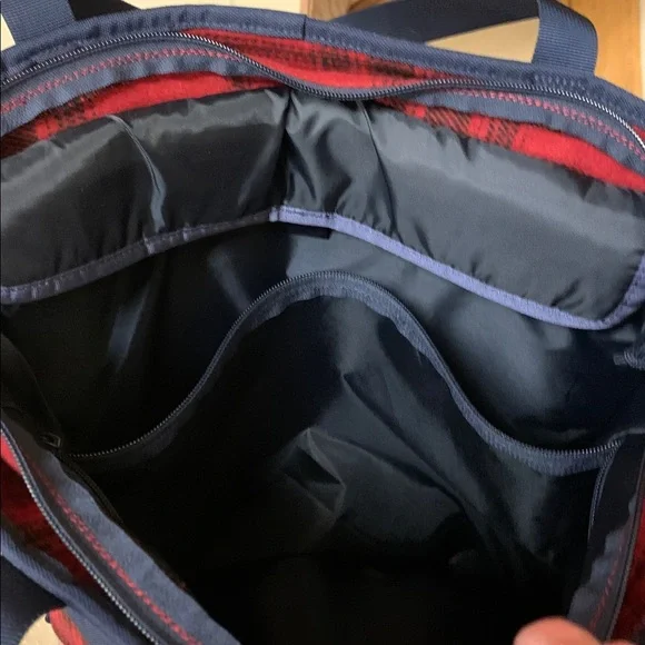 Reserved for @patterdo

United by Blue Red and Blue Plaid Backpack / Tote - Picture 6 of 6